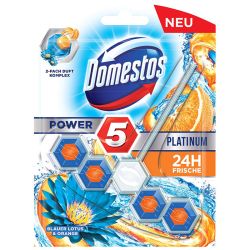 Domestos odorizant wc Power 5 Platinum Blue Lotus Flower & Orange, 55g