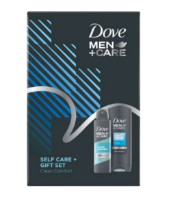 Dove Men Set cadou Care Clean Comfort Gel de dus 250 ml + Deodorant 150 ml