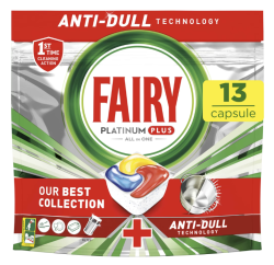 Fairy Detergent pentru Masina de Spalat Vase Platinum Plus Lamaie, 13 capsule