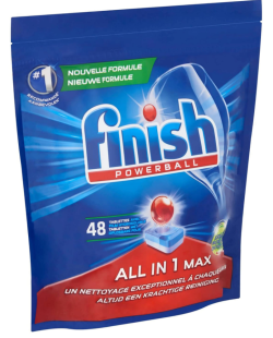 Finish Detergent Vase Tablete All In 1 Max, 48buc