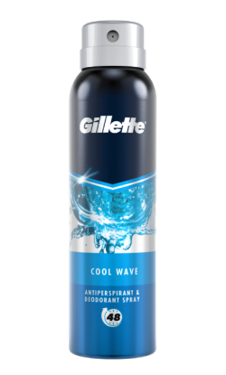 Antiperspirant spray Gillette Cool Wave, 150 ml