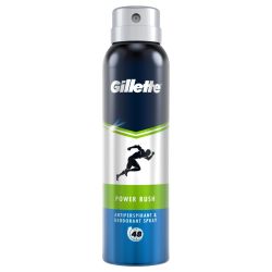 GILLETTE antiperspirant deo power rush 150 ml