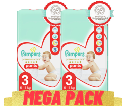MEGA PACK Pampers Scutece Pants Premium Care Nr. 3, 6-11 kg, 96 bucati