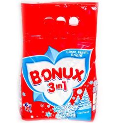 Bonux detergent automat 2kg 3in1 Ice Fresh, 20 spalari