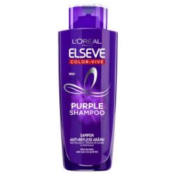 Sampon L'Oreal Paris Elseve Color Vive Purple pentru par blond/gri, 200 ml