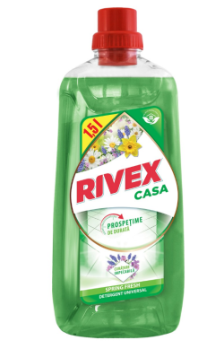 Rivex Detergent universal pentru gresie si faianta Spring Fresh multisuprafete floral, 1.5L