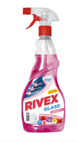 Rivex Solutie pentru curatat geamuri Glass Bouquet, 750 ml