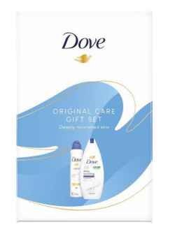 Dove Set Cadou Deeply Nourishing Gel de dus 250ml+ Antiperspirant Spray Original 150ml