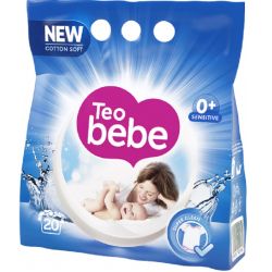 TEO Bebe detergent pudra automat aloe vera/cotton blue 1.5kg