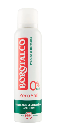 Borotalco Zero Sali deodorant spray, 150ml