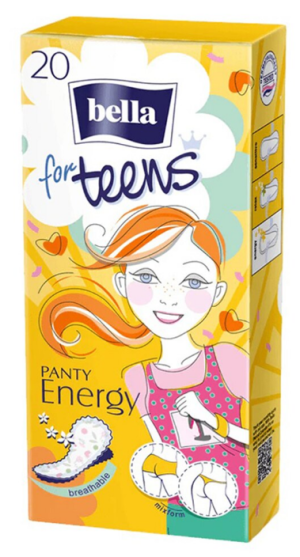 Bella Absorbante Teens Panty Energy, 20 buc