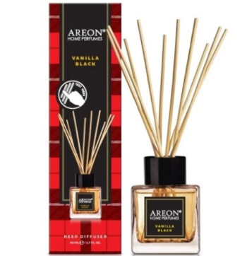 Areon Home Perfume Odorizant cu betisoare Vanilla Black 50 ml