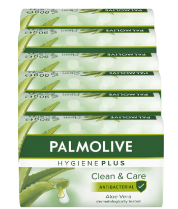 Sapun solid Palmolive Hygiene Plus Aloe Vera, 6 buc x 90 g